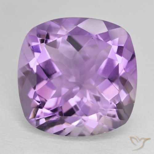 Carat Cushion Amethyst Gemstone Loose Certified Amethyst From