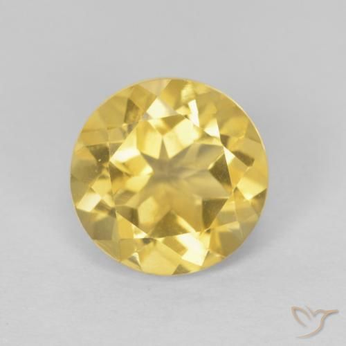 Loose Citrine Ct Light Yellow Citrine Gemstone For Sale Certified