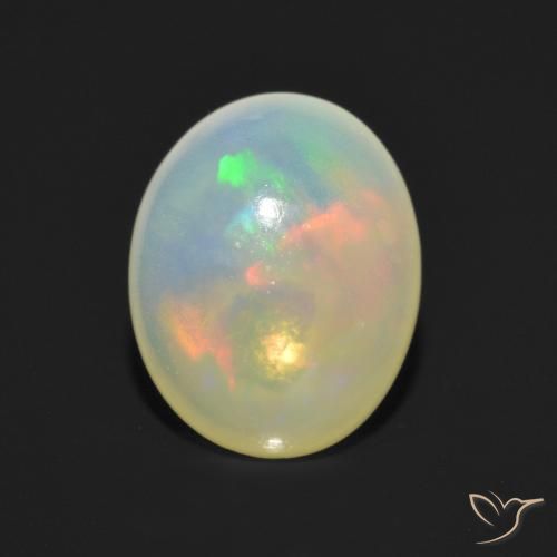 1 16 Carat Oval Opal Gemstone Loose Certified Opal From Ethiopia