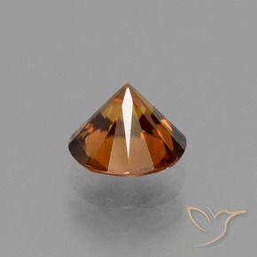 Carat Orange Zircon Gemstone Diamond Cut Loose Zircon From