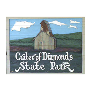Crater of Diamonds State Park Sign