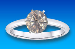 Diamond Solitaire Ring with Prong Setting