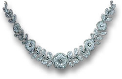 Cartier Emerald & Diamond Necklace Replica