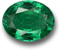 Oval Zambian Emerald Gem