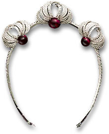 A Replica of the Cartier Ruby Tiara