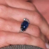 Princess Marie-Chantal's Sapphire Cabochon Ring