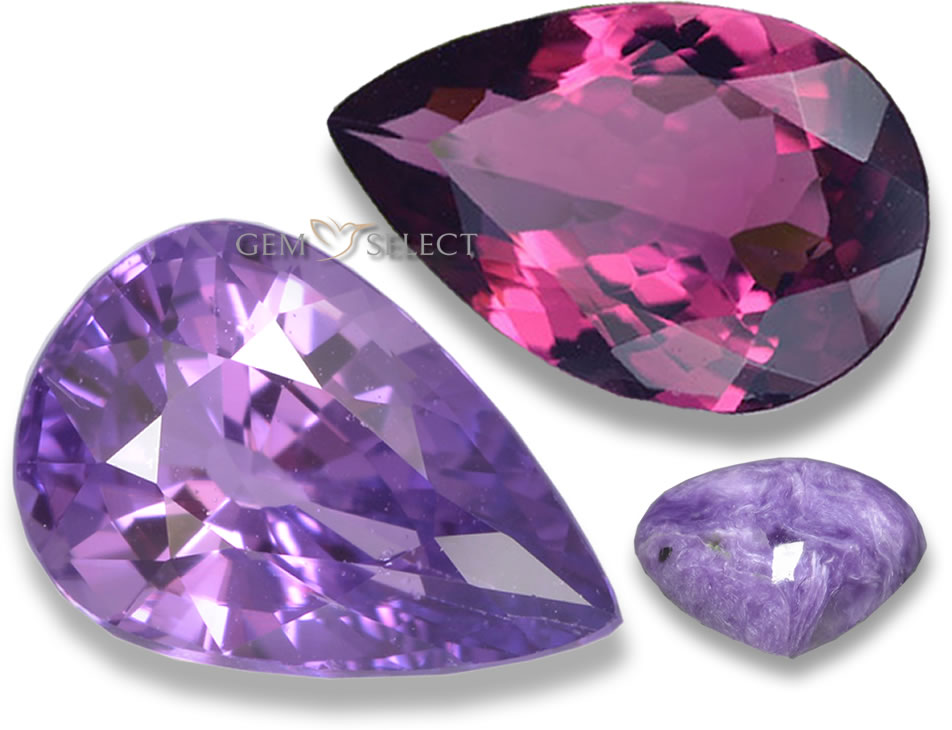 Purple and Violet Gemstones from GemSelect - Large Image