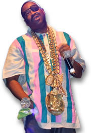 Slick Rick, Showing off His Jewelry