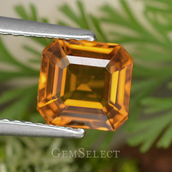 Beryllium-Treated Orange Sapphire