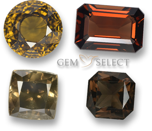 Brown Gemstone Info: List of Brown Precious Gems for Jewelry - Gem...