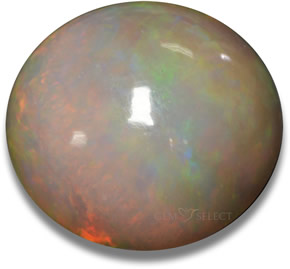 Multicolor chocolate opal gemstone
