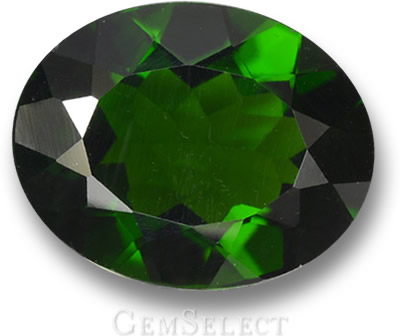 Forest-Green Chrome Diopside Gem
