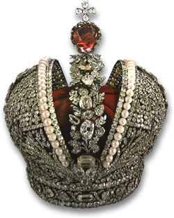 The Imperial Russian Crown - Diamonds, Pearls and Red Spinel