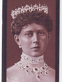 Princess Margaret Wearing her Crown and Jewelry