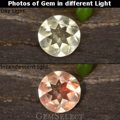Round Color-Change Diaspore Gemstone