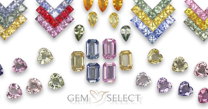 Multicolored Sapphire Lots for Jewelers from GemSelect