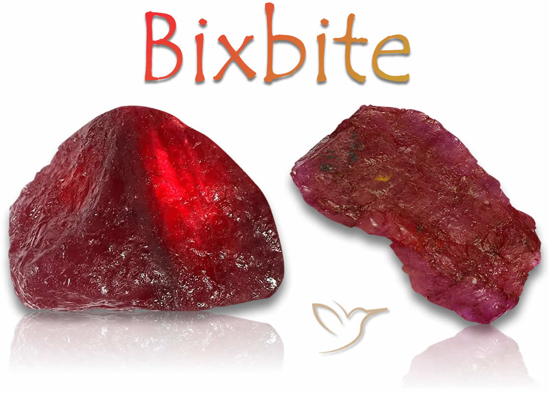 Rough Bixbite Stones