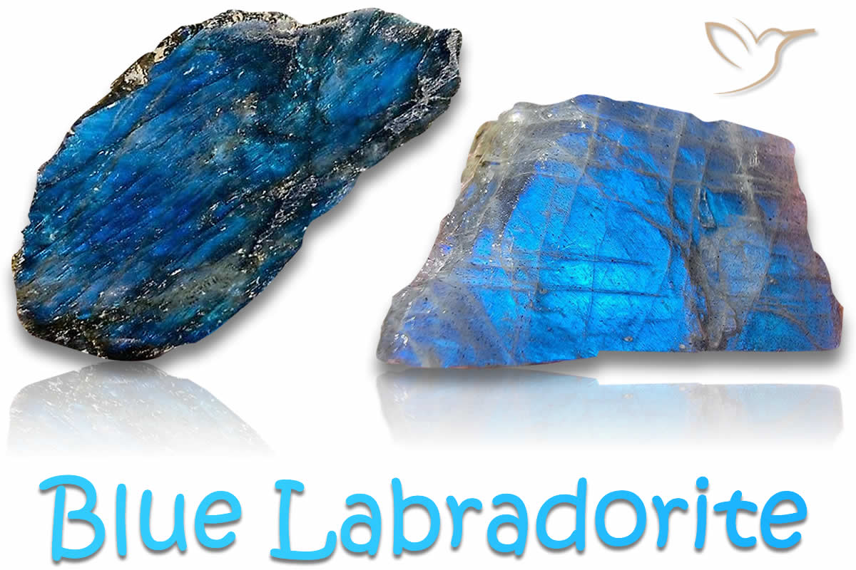 Blue Labradorite Rough Stones