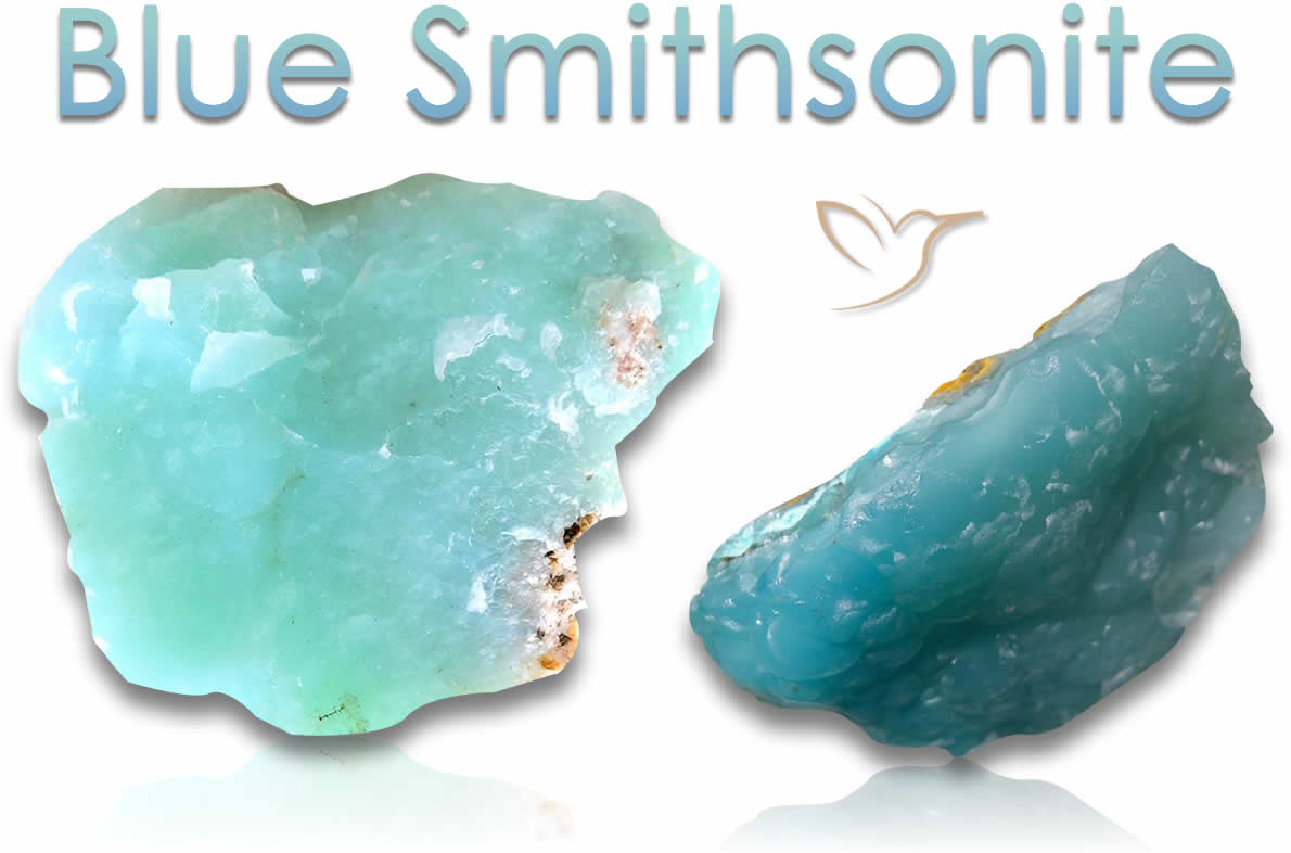 Blue Smithsonite Rough Stones