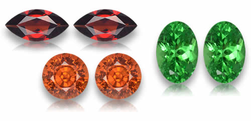 Shop Garnet Pairs Gemstones
