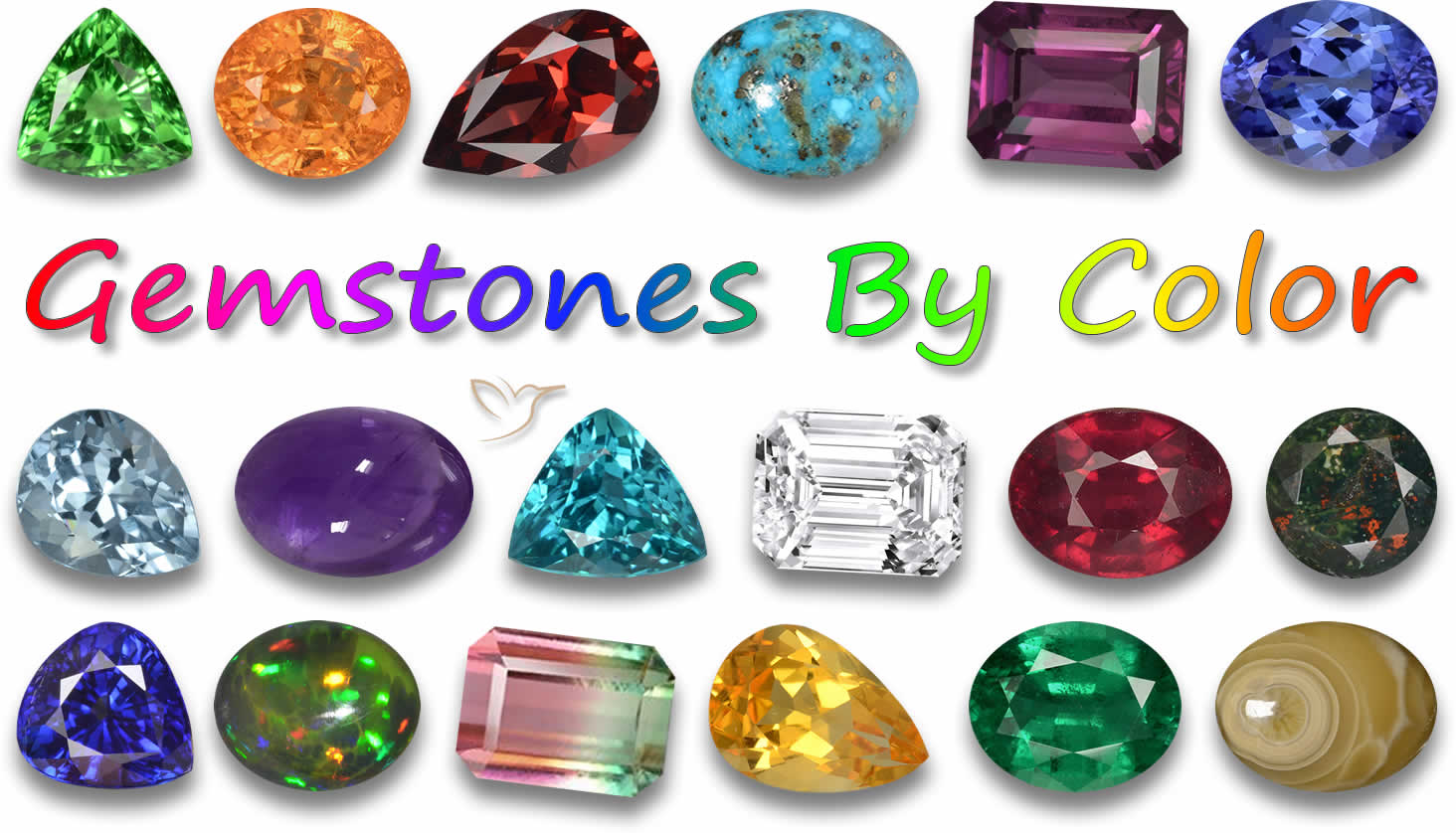 Piedras preciosas por color: una guía de colores para piedras prec