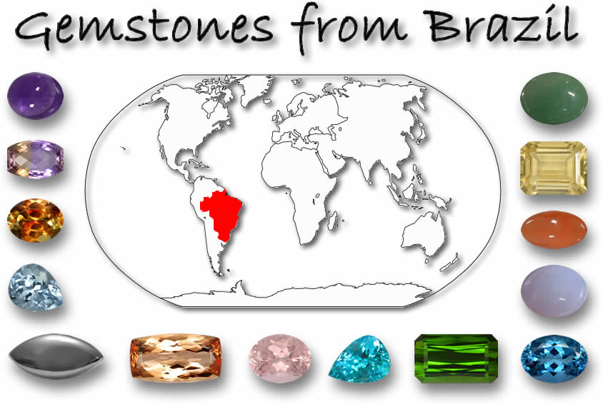 El color también está en las piedras preciosas de Brasil