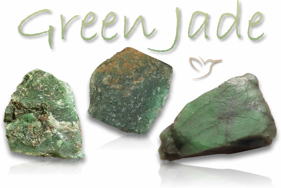 Rough Green Jade Gemstones