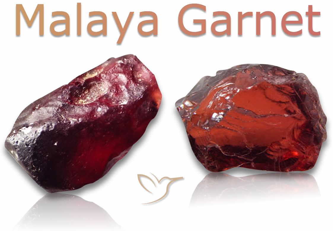 Rough Malaya Garnet Stones