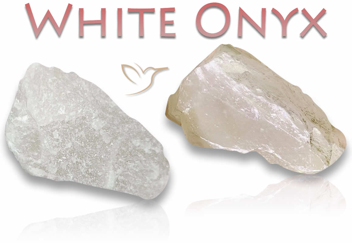 Natural Rough White Onyx Gemstones