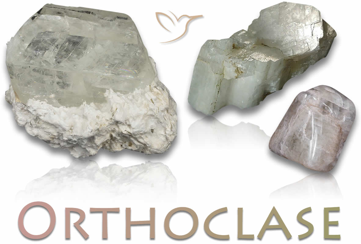 White Orthoclase Rough Gemstones