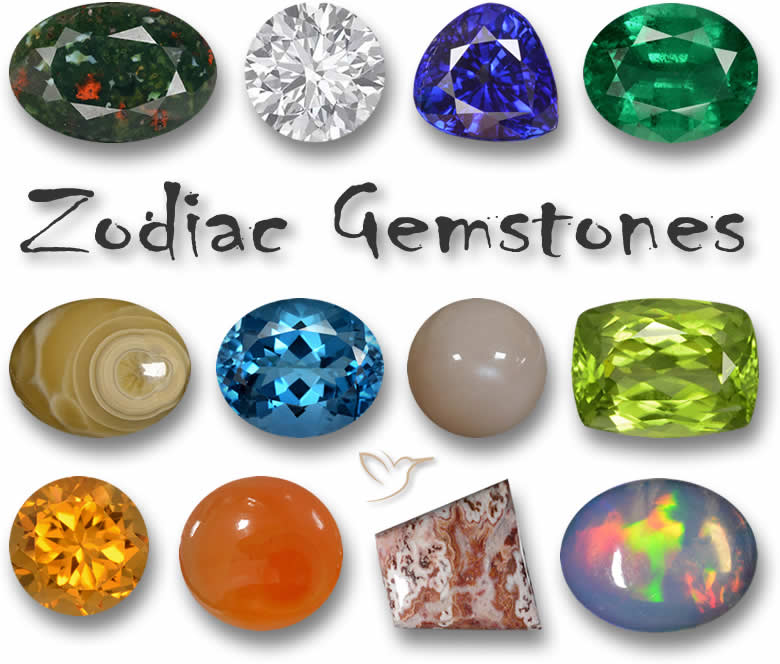 black gems and stones