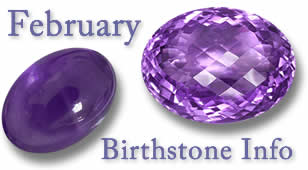 February Birthstone Information