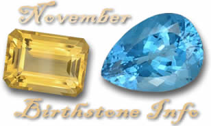 November Birthstone Information