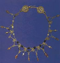 Greek necklace of gold wire