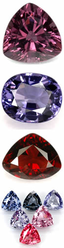 Spinel from Tanzania and Burma