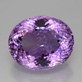 21.3 carat Oval 18.9x15.6 mm Violet Amethyst Gemstone