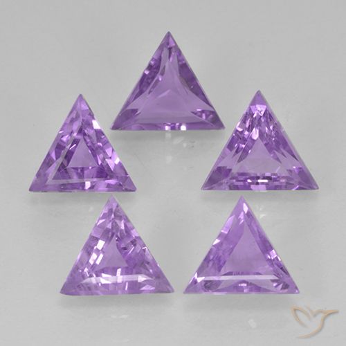 2.92 carat Trillion-Cut Amethyst Gemstones for Sale | loose Certified ...