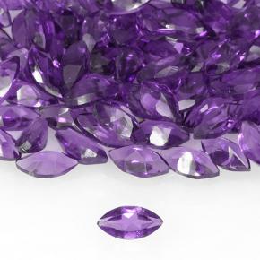 10 pcs (1.53ctw) Marquiseschliff Violet Amethyst