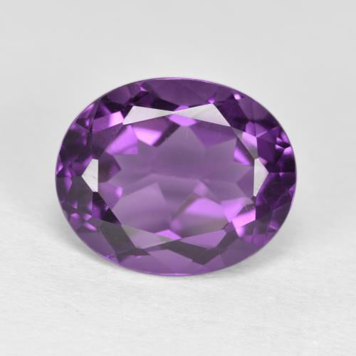 3.4ct Medium Violet Amethyst Gem from Brazil