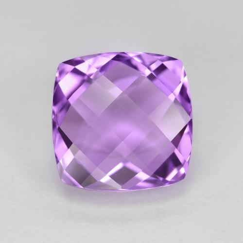 Vivid Violet 紫水晶 Gem - 3.3ct 垫型棋盘格(双面) (ID: 605463)