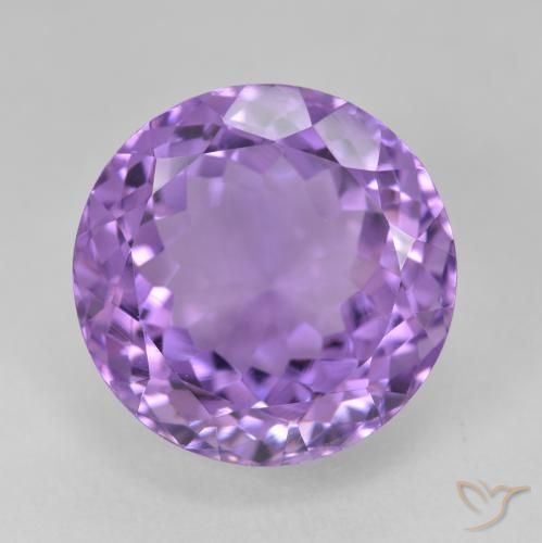 16.48 carat Round Amethyst Gemstone | loose Certified Amethyst from ...