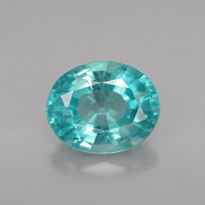 7 x 10 mm actual size Apatite Madagascar from Gem Light Blue 2.7ct