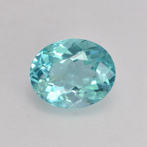 0.7ct Bright Blue Green Apatite Gem from Madagascar