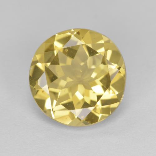 3.1 Carat Medium-Light Yellow Beryl Gem from Madagascar