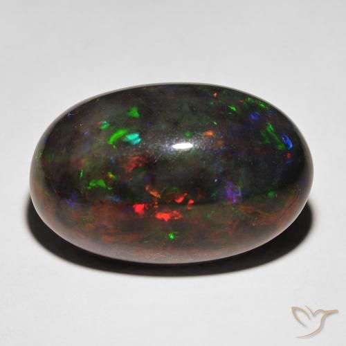 5.00 Ct. Natural store Black Ethiopian Opal Oval Cabochon 5 Pcs Lot Loose Gemstone