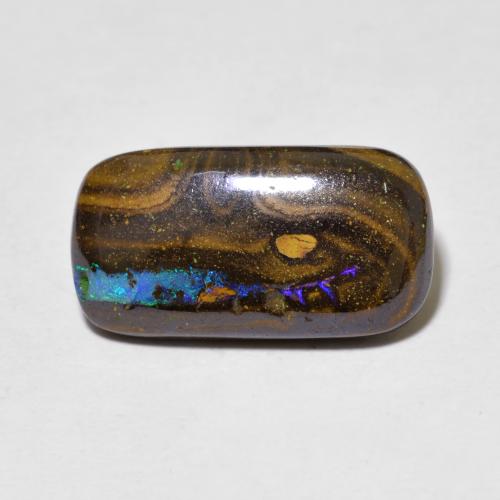 Multicolore Opale macigno Gem - 5.3ct Cabochon a cuscino (ID: 630670)