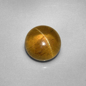 Yellow Cat\'s Eye Apatite 2.3ct Round from Kenya Gemstone