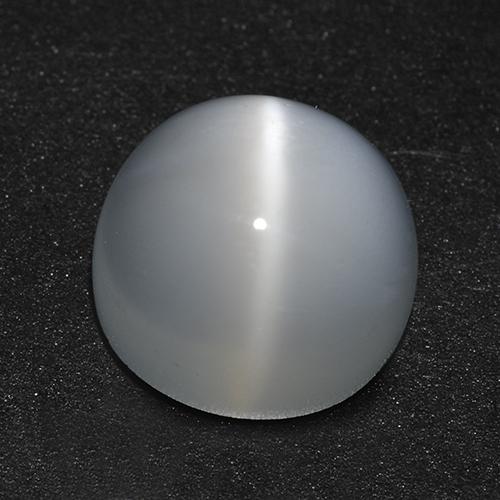 Loose 2.67 ct Round White Cat's Eye Moonstone Gemstone for Sale, 8.2 mm ...