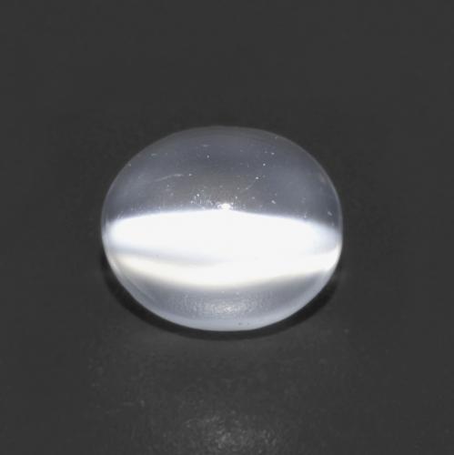 0 8 Carat Ovale 6 1x5 1 Mm Blanc Oeil De Chat De La Pierre De Lune Pierres Precieuses