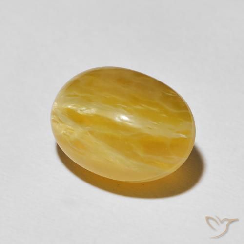 8.99ct Oval Cat's Eye Opal Gemstone | 14.9 x 10.7 mm | GemSelect